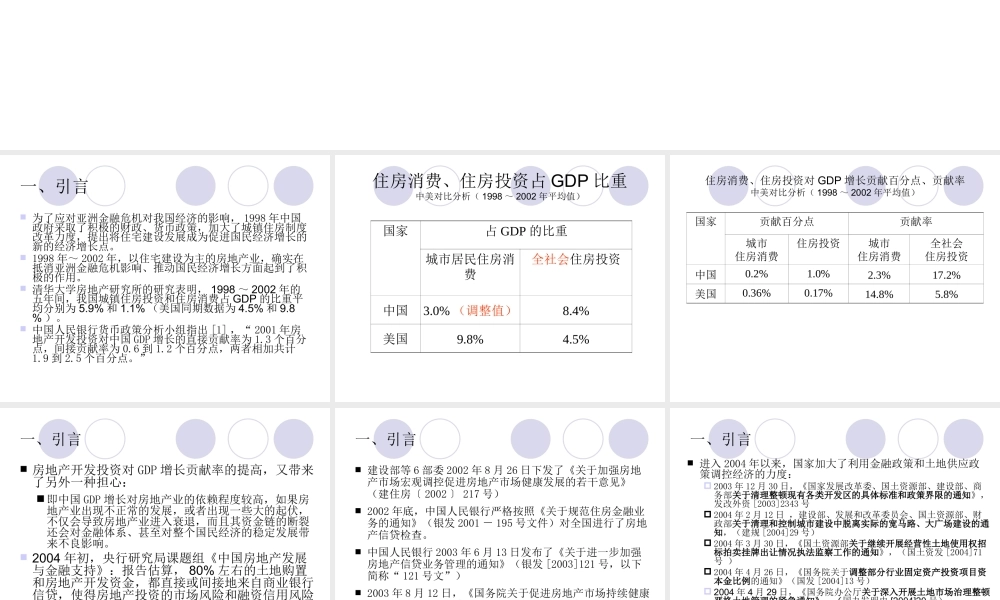 宏观调控与中国房地产企业发展.ppt