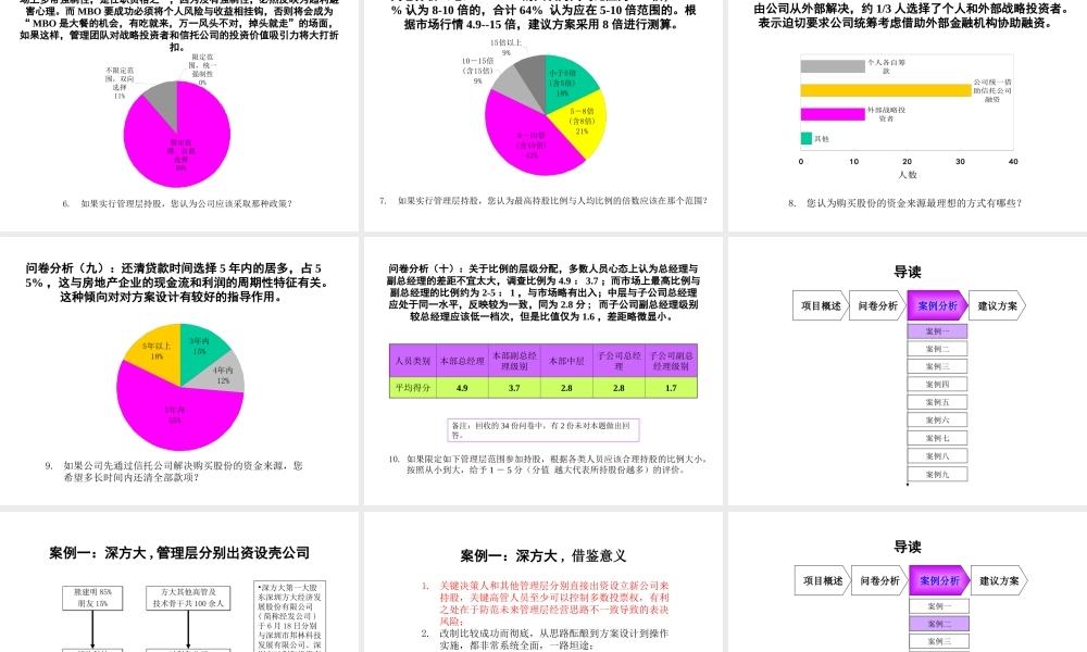 XX产权制度改革调查报告与MBO操作建议书.ppt