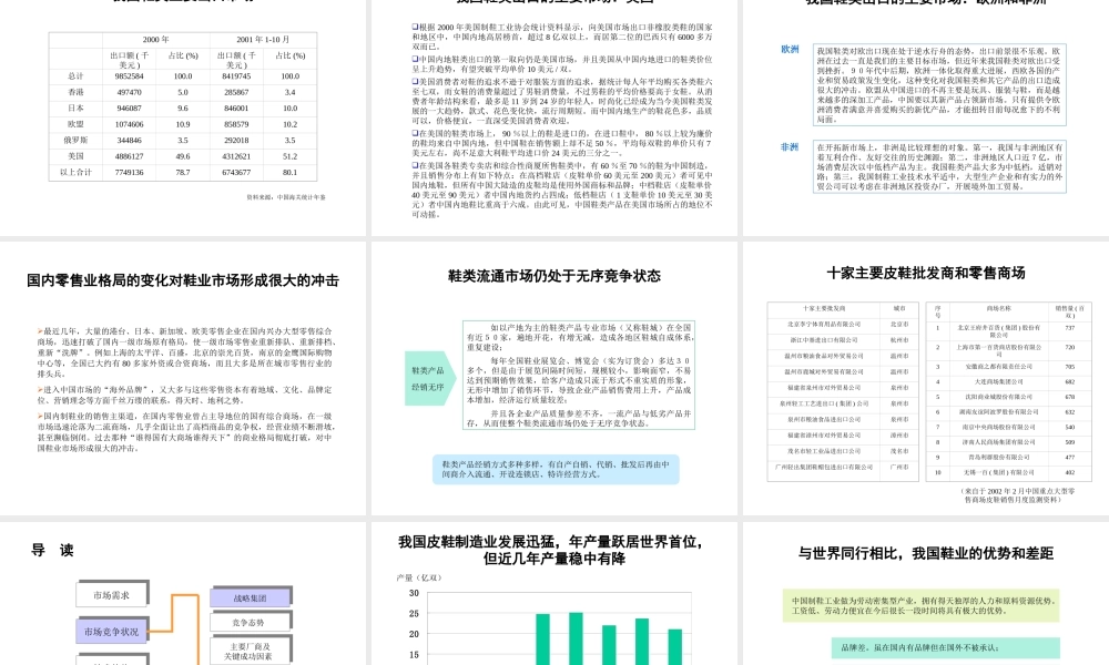 皮鞋行业研究报告.ppt