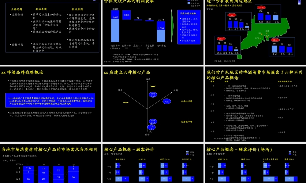 改善xx啤酒经营业绩品牌定位及新产品开发.ppt