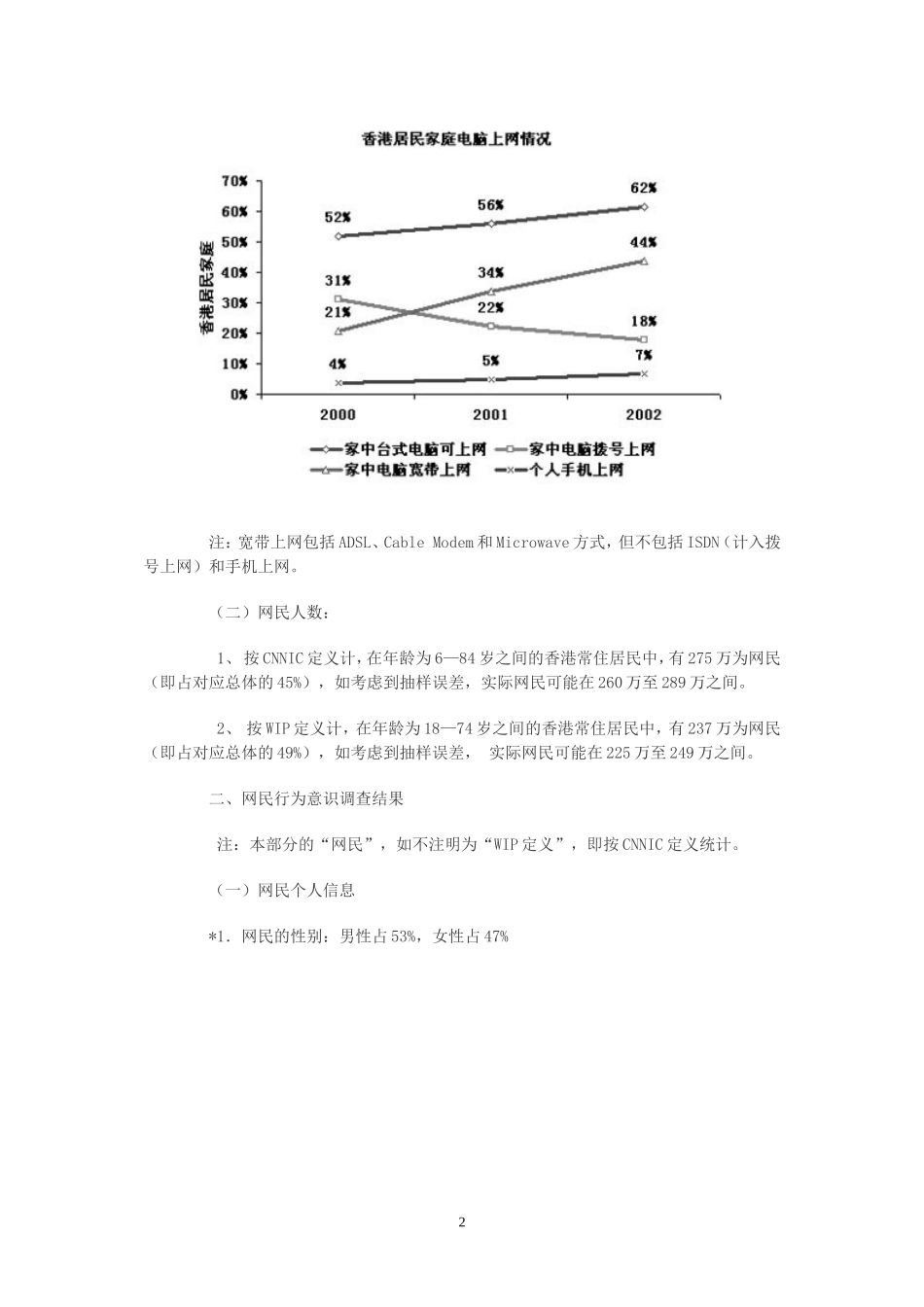香港地区互联网络发展状况统计报告.doc_第2页