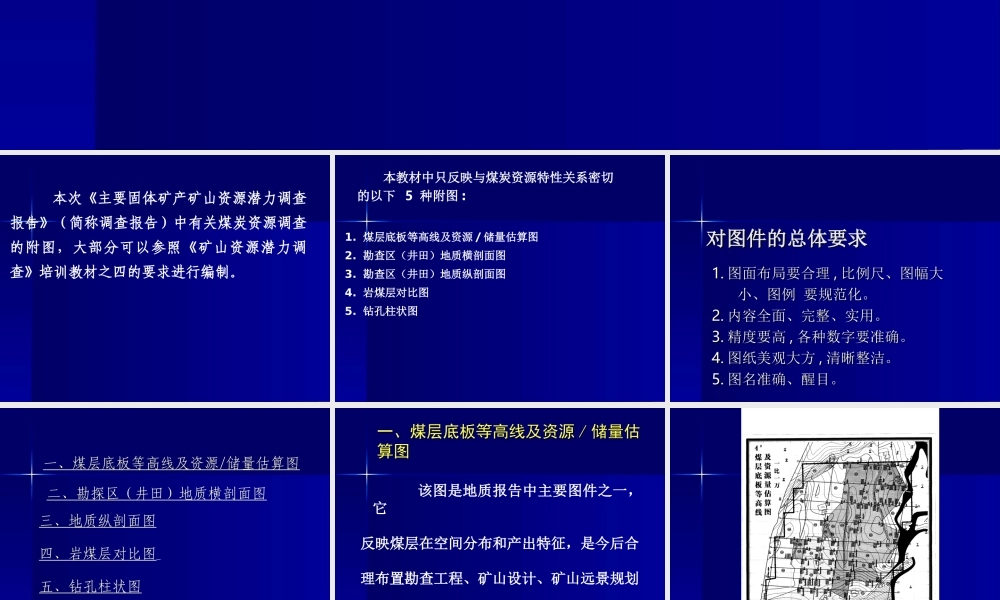 《煤炭矿产大中型矿山资源潜力调查报告》.ppt