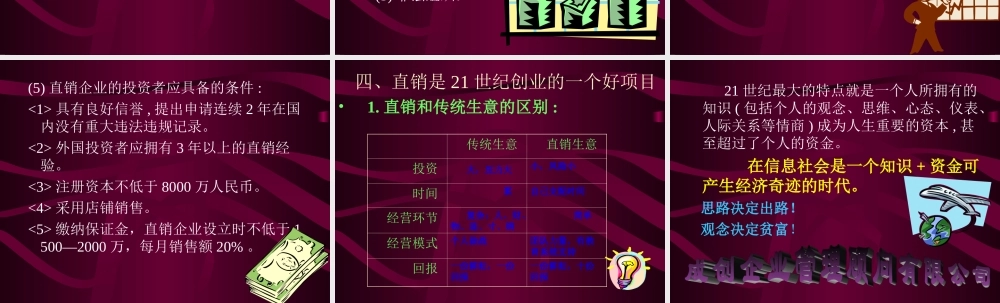 21世纪的直销新商机.ppt