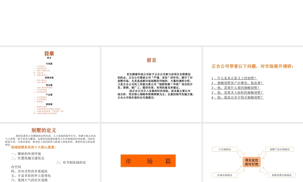 某山别墅项目策划案.ppt