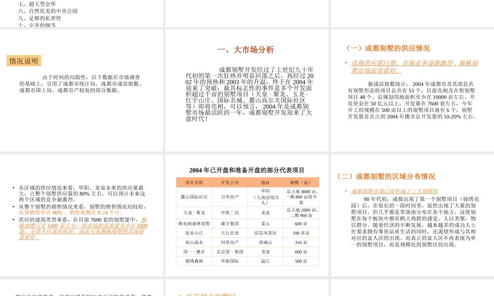 某山别墅项目策划案.ppt