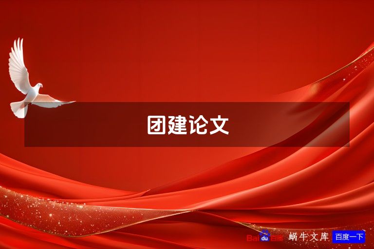 团建论文